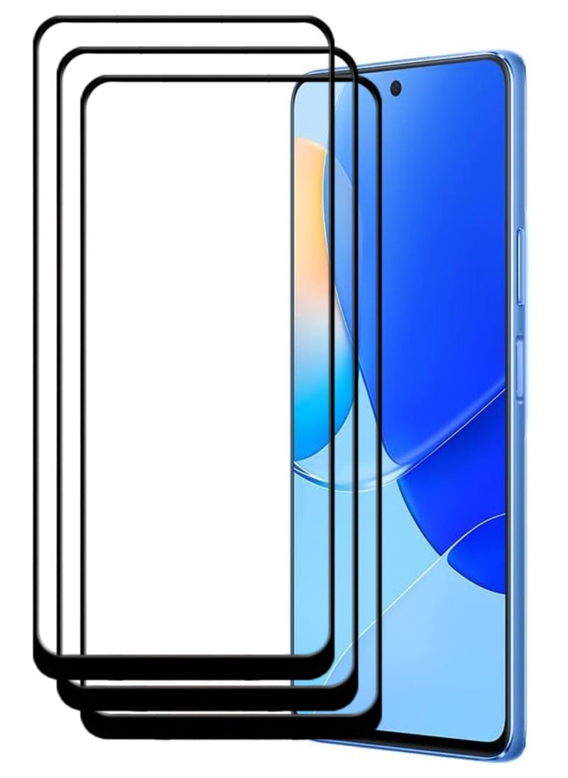 ACLIX 3 Pieces Antistatic ESD Dustproof Premium Quality High Definition Tempered Glass Screen Protector Designed For Huawei nova 9 SE - Image 1