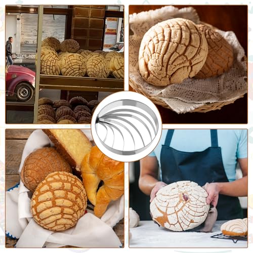 SpaceWings 4.1 Inch Concha Cutter, Concha Stamp & Conchas Donut Cutter – Ideal for Mexican Coffee, Hot Chocolate, Day of the Dead, Mexican Theme Parties, Festive & Family Gatherings - Image 5