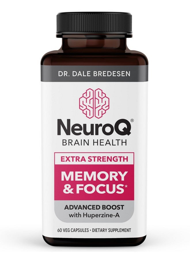 LifeSeasons NeuroQ Memory & Focus Extra Strength - Boosts Cognitive Performance & Brain Function - Supports Neuroprotection & Concentration - Huperzine A, Gotu Kola, Ginkgo, Coffee Fruit & Propolis - 60 Capsules - Image 1