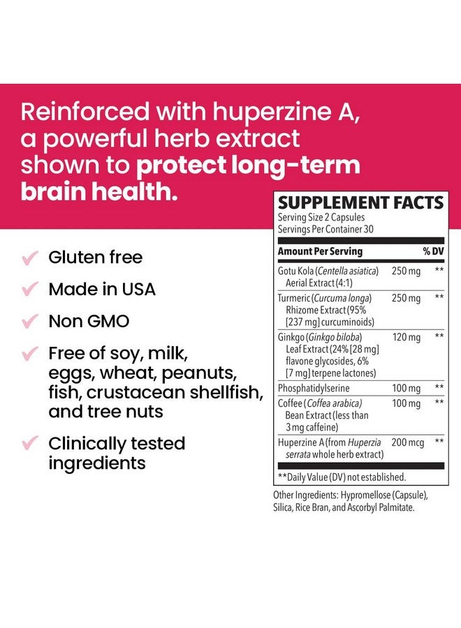 LifeSeasons NeuroQ Memory & Focus Extra Strength - Boosts Cognitive Performance & Brain Function - Supports Neuroprotection & Concentration - Huperzine A, Gotu Kola, Ginkgo, Coffee Fruit & Propolis - 60 Capsules - Image 4