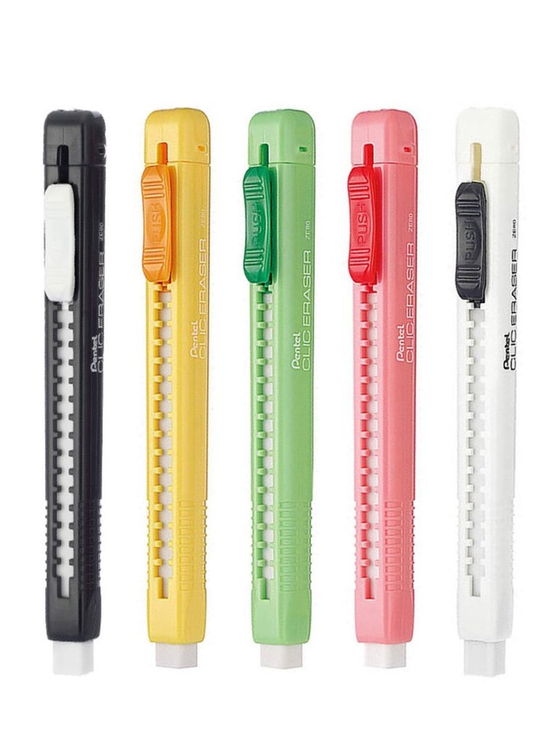 Pentel 5-Piece Retractable Clic Eraser - Image 1