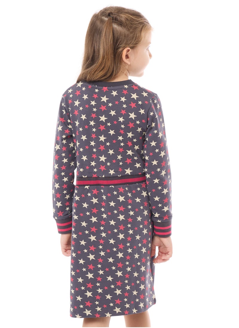 فكتور اند جين فستان مطبوع بنجمة مخططة - Image 5