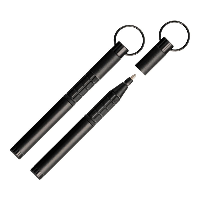 Fisher Space Pen Trekker Space Pen, Ballpoint, Brass, Matte Black, Black Ink, Gift Box - Image 1