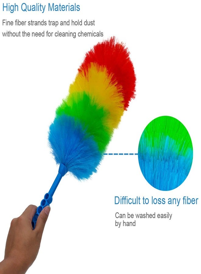 Tockrop 2 Pack Upgrade 19” Static Duster Beandable and Washable - More Fibers Bigger Head Less Loss of Fiber Duster - Image 5
