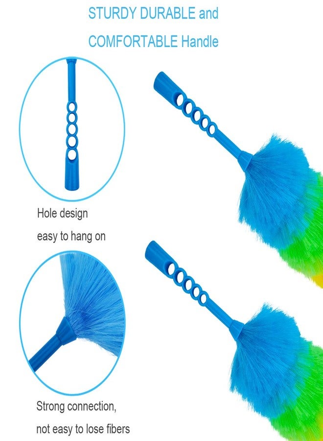 Tockrop 2 Pack Upgrade 19” Static Duster Beandable and Washable - More Fibers Bigger Head Less Loss of Fiber Duster - Image 4