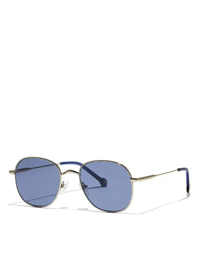 30Sundays BOUND Men Blue Sunglasses - Frame Material: Metal - Lens Color: Blue- Frame Color: Silver - Full Rim