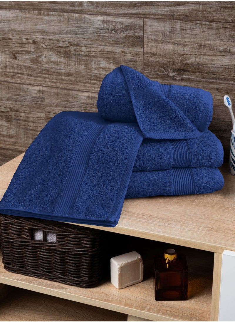 Banotex Set Banotex Bath towels  (Luxe) 3 towels, sizes 50X100 cm 300 g + 70X140 cm 600 g+ 90X150 cm 810 g 100% Egyptian cotton product, high-quality and absorbent combed cotton, suitable for all uses  - Image 1