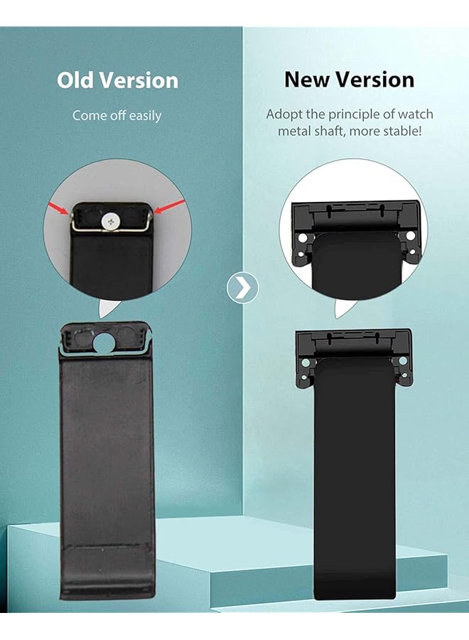 KASTWAVE Kickstand Replacement Part For Nintenndo Switch Back Shell Kickstand Holder Mainframe Back Bracket Repair Tool Kit For Nintenndo Switch Console Made By Metal Strap Buckle Material - Image 2