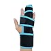 GREUS 2 Finger Splint Brace Hand Wrist Support Universal for Left or Right Hand Two Trigger Finger Splint Adjustable Finger Straightening Immobilizer for Boxer Fractures Arthritis Mallet Finger Sprains Metacarpal Fractures Broken Fingers Pain Relief - Image 1