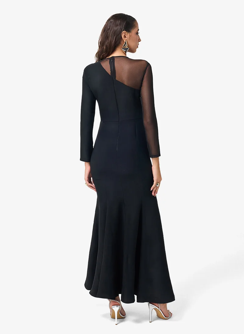 ثريدز باي اجوني Long Sleeve Bodycon Maxi Dress
