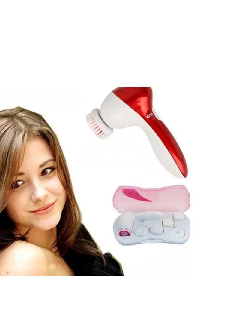 6 in 1 Facial Cleansing Massager Beauty Device  - Image 1