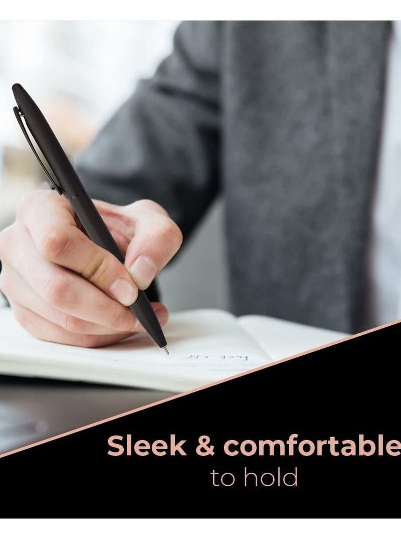Cello - Signature Carbon Slim Ball Pen Blue Ink - Image 1