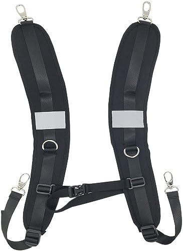 FOLAI Waterproof Replacement Shoulder Strap with Adjustable Belt for Shoulder Bag Backpack Black - Image 1