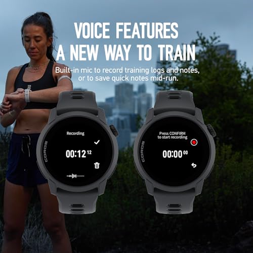 COROS PACE 4 Ultralight Sport GPS Watch, 1.2" AMOLED Touchscreen,19 days of daily use, Voice Features, Advanced Training Tools, GPS, Heart Rate Monitor, Navigation, Run, Bike, and Ski - Black Silicone - Image 5