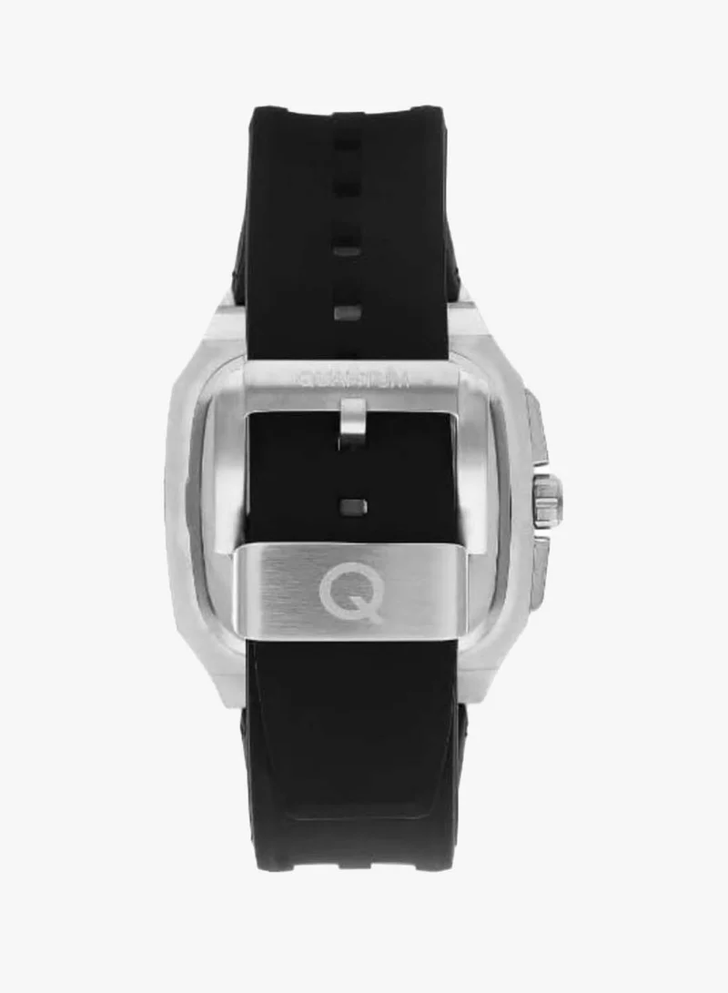 Quantum  QUANTUM Men's Watch, Chronograph Display and Silicone Strap - HNG1033.351, Black for Men | Best Price UAE