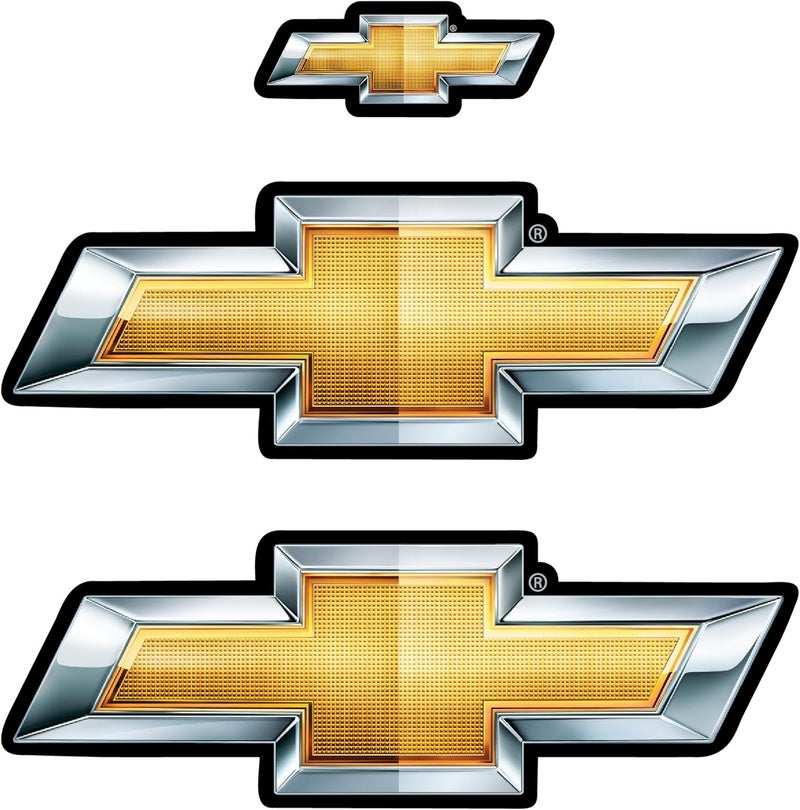 Chroma Graphics 6173 Chevrolet Bowties Holographic Stick Onz Decal - Image 2