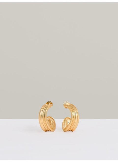 Flavia: Fluid Hoop Earrings