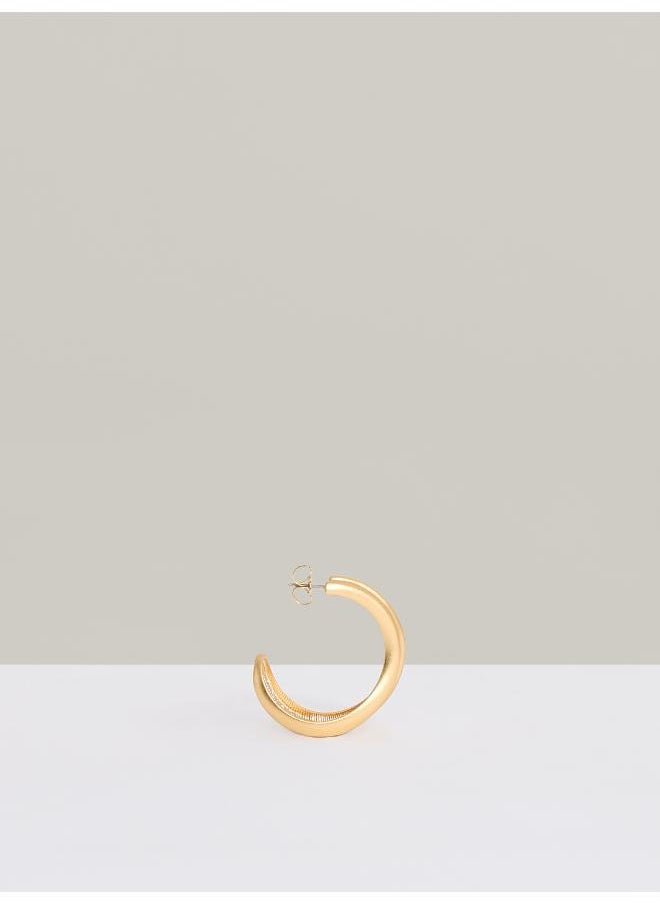 REISS Flavia: Fluid Hoop Earrings  - Image 2
