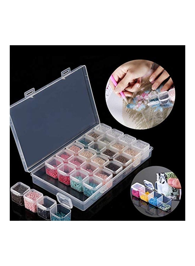22-Piece 5D Diamond Painting Tools And Accessories Kits White/Blue/Red - Image 3