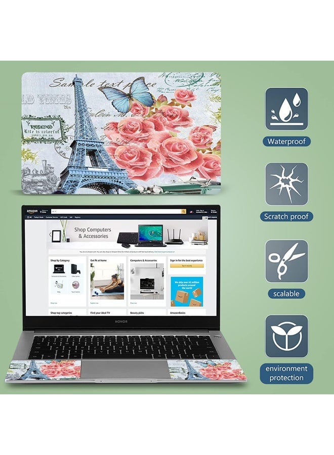 icolor Laptop Skin Sticker Decal, Eiffel Tower 12 13 13.3 14 15 15.4 15.6 inch Laptop Skin Sticker Cover Art Decal Protector Notebook PC Skin - Image 5