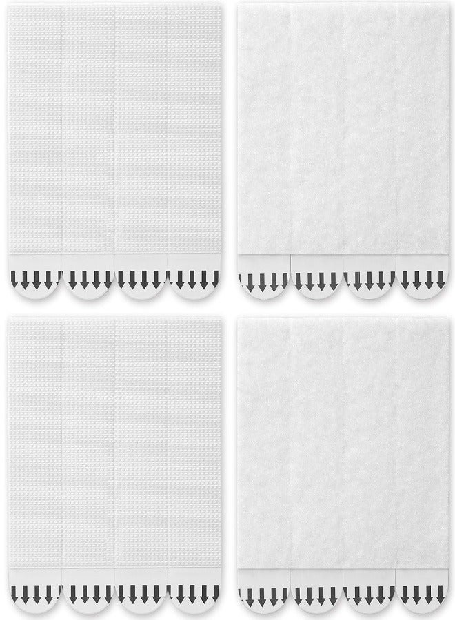 شرائط تعليق الصور كبيرة الحجم للخدمة الشاقة، 24 زوجًا (48 شريطًا) شرائط تعليق الصور اللاصقة للجدران، تعليق الصور بدون مسامير، شرائط تعليق الصور بدون مسامير، شرائط تعليق ملصقات لاصقة خالية من التلف بدون مسامير - Image 1