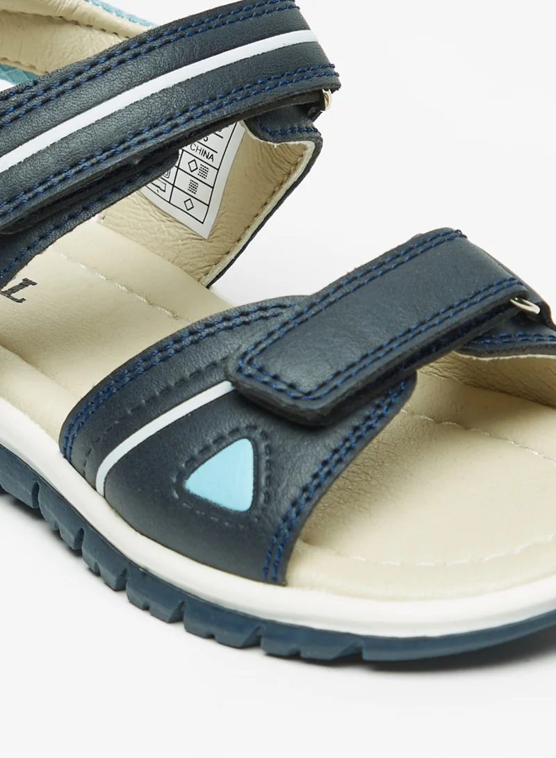 LBL by Shoexpress Girls Textured Floaters With Hook And Loop Closure By Shoexpress