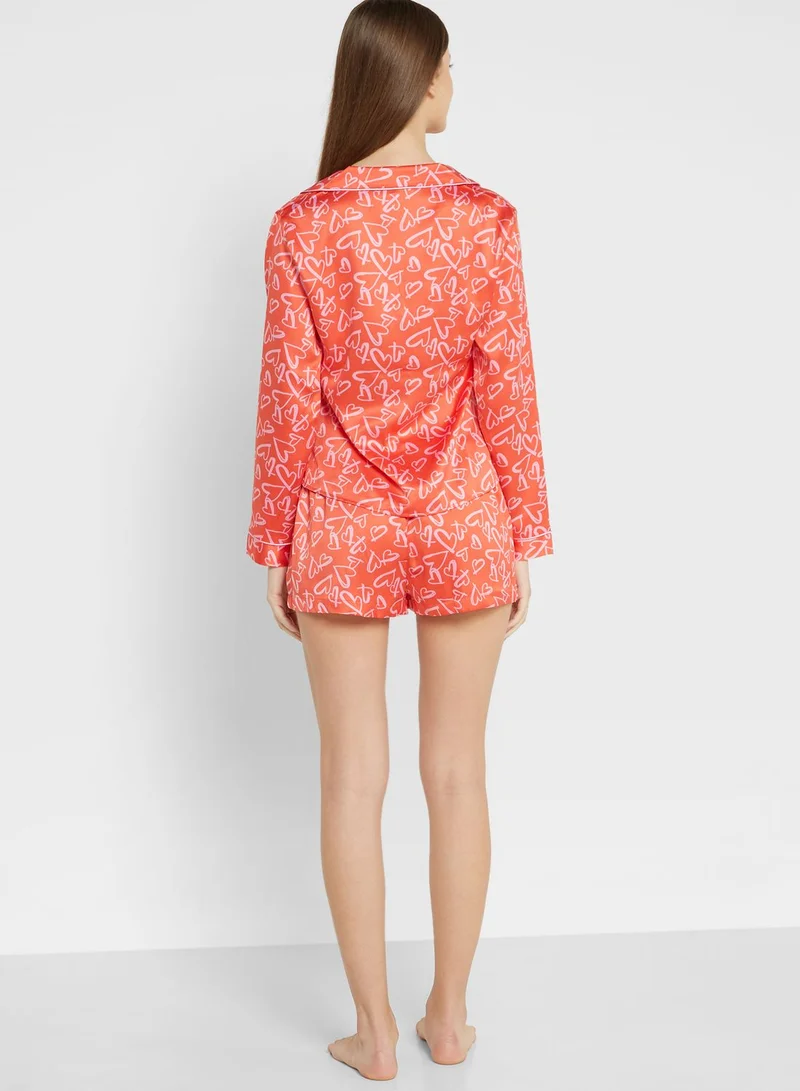 Boux Avenue High Waist Top & Pyjama Set