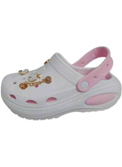 TwinGo Women 642 Pink White Pool Bath Sea Garden Home Spa Daily Home Slippers  - Image 2