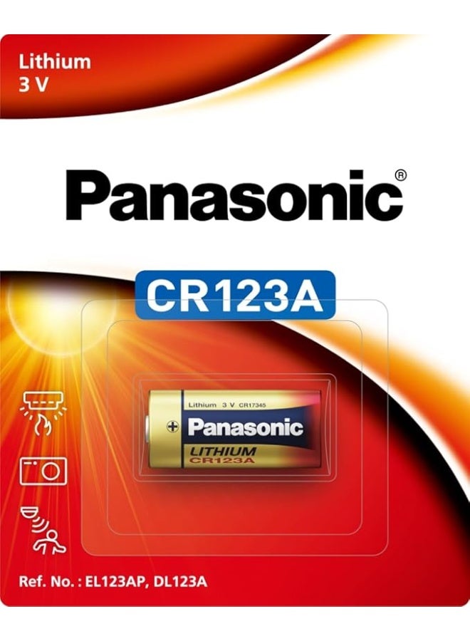 Panasonic CR123 / CR123A Lithium Battery - Image 1
