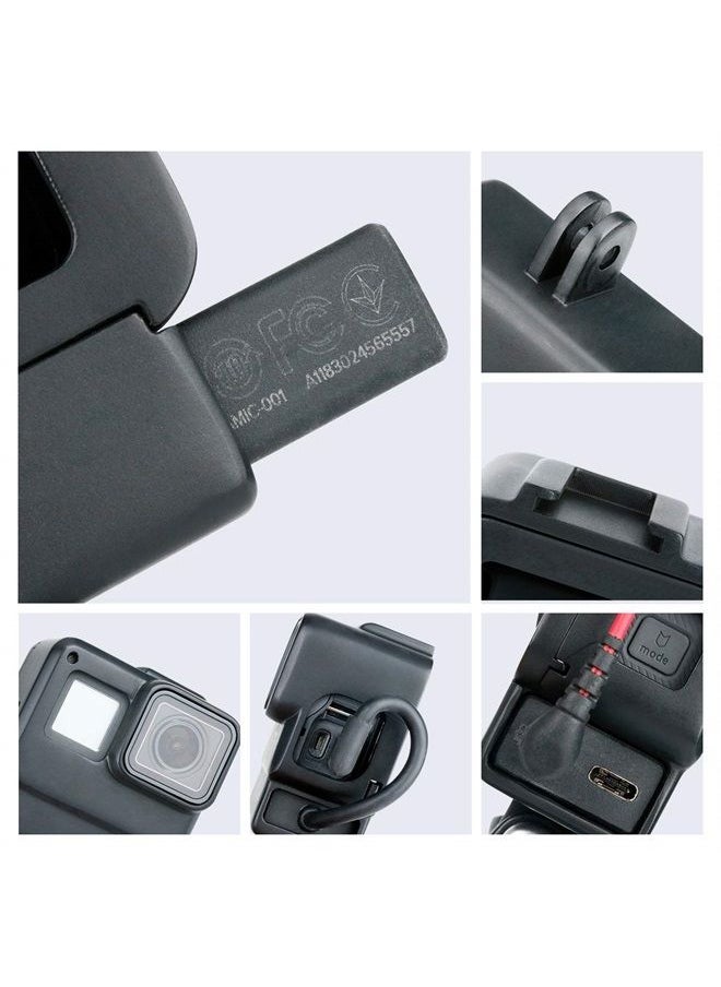 Ulanzi - V2 Multifunctional Vlogging Case w Cold Shoe Mount for Microphone LED Video Light,Wire Connectable Frame Housing Shell Mount Cage for Gopro Hero 7 6 5 Action Camera Video Vlog Creator Setup - Image 1