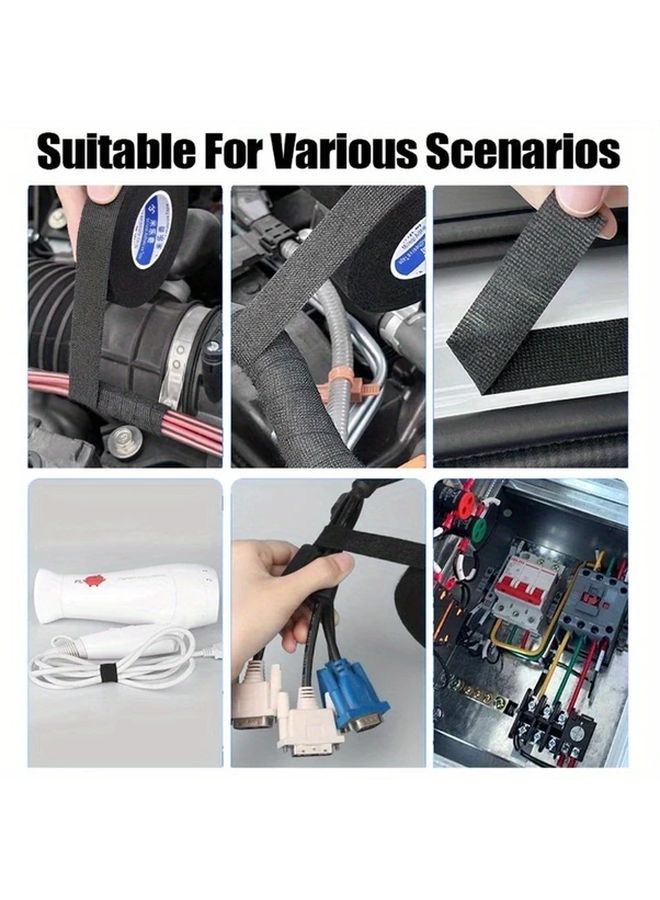 10 Rolls High Temperature Car Electrical Tape Waterproof Soundproof Vibration Reduction - Image 4
