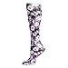 Celeste Stein Therapeutic Compression Socks Noir Roses 1520 mmHg Moderate Ant Floral 06 Ounces - Image 1