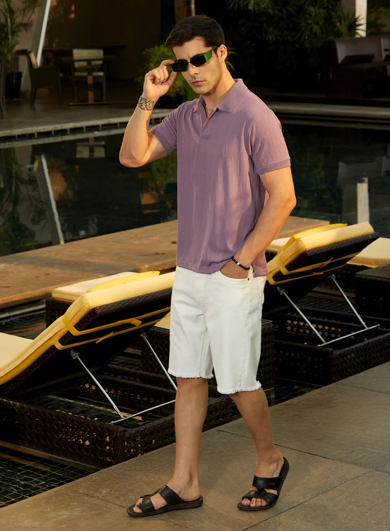 كامبوس سوترا Men's Beaver Brown Spirit Weave Polo T-Shirt