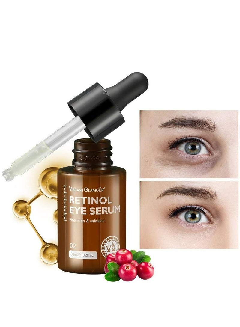 Vibrant Glamour Fine Lines and Wrinkles Reducing Retinol Eye Serum 30 ml - Image 4
