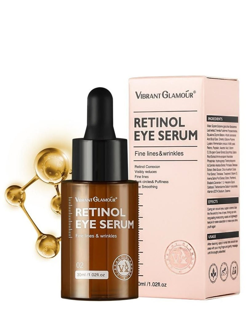 Vibrant Glamour Fine Lines and Wrinkles Reducing Retinol Eye Serum 30 ml - Image 2