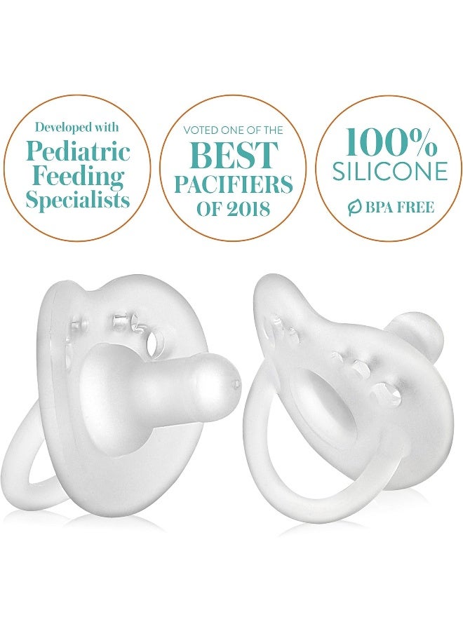 Evenflo Feeding Balance Plus Stage 1 Cylindrical Baby, Newborn and Infant Pacifier - Image 2