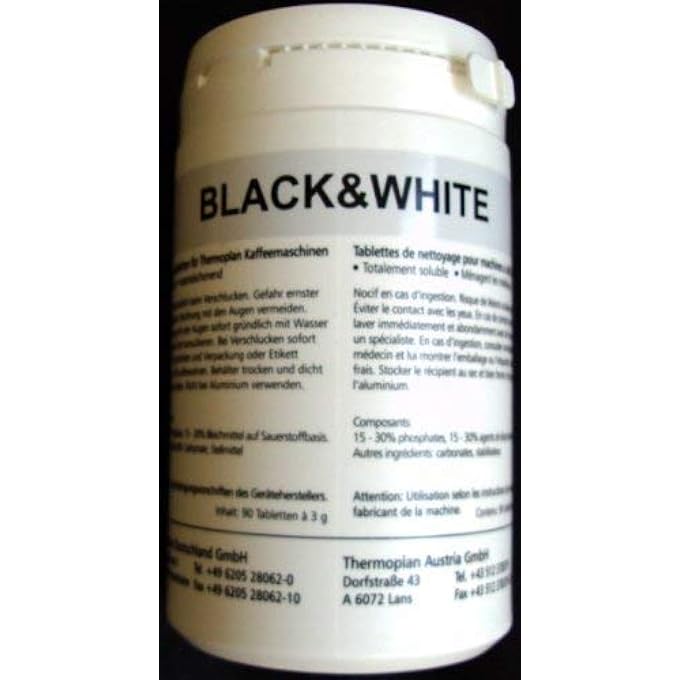 thermoplan Cleaning Tablets Black And White Coffee Machines  Box Of 90  BlackWhite Ct Ctm Ct2Mf5 Easyline Barbeanie One Tiger Tiger Cool - Image 2