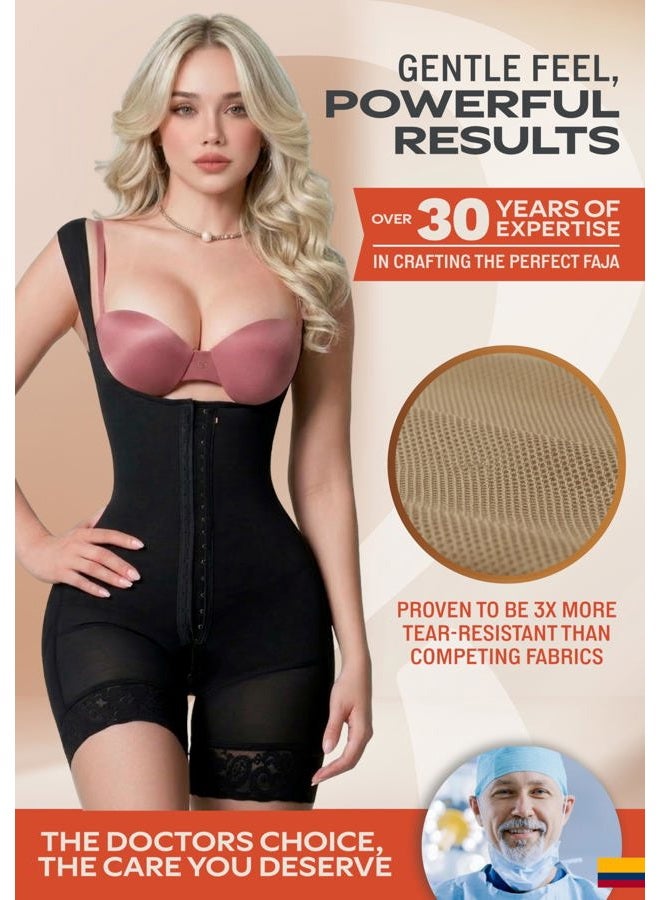 Sonryse 211BF Fajas Colombianas Reductoras Moldeadoras Postparto BBL Stage 2 Liposuction Post Surgical Compression Garments Women Shapewear Black M - Image 5