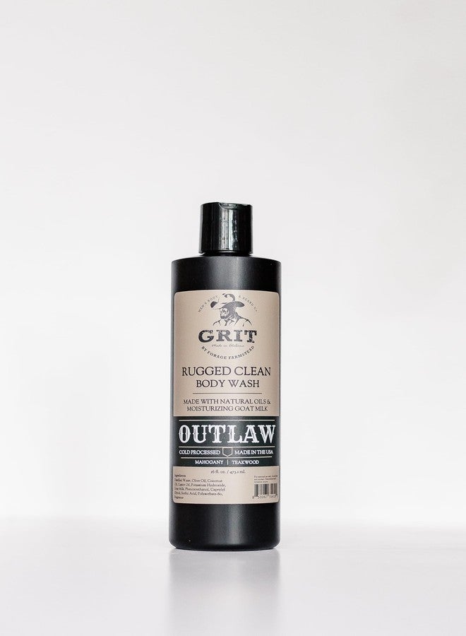 GRIT Goat Milk Body Wash Outlaw | All Natural | Dye-Free Body Wash | Enriched with Nourishing Goat Milk | 16 Fl oz - Image 1
