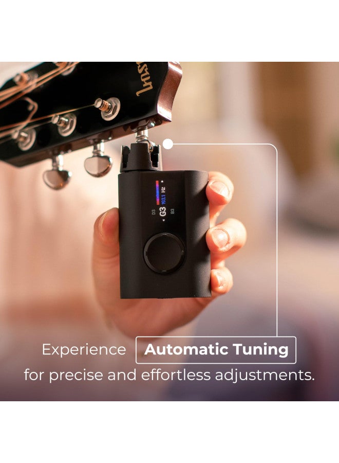 Roadie ROADIE 3 | Smart Automatic Guitar Tuner, Metronome & String Winder | For Electric Guitars, Acoustic Guitars, 12-String Guitars, Ukulele, Banjo, Mandolin | 150+ Alternate Tunings - Image 1