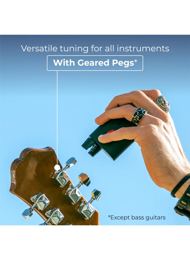 Roadie ROADIE 3 | Smart Automatic Guitar Tuner, Metronome & String Winder | For Electric Guitars, Acoustic Guitars, 12-String Guitars, Ukulele, Banjo, Mandolin | 150+ Alternate Tunings - Image 3
