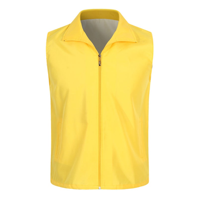 Public Welfare Workers And Clothing Workers And Farmers Sketch Advertising Red Children'S Activity Volunteers Vest Custom Printed Logo Printing Overalls - Image 5