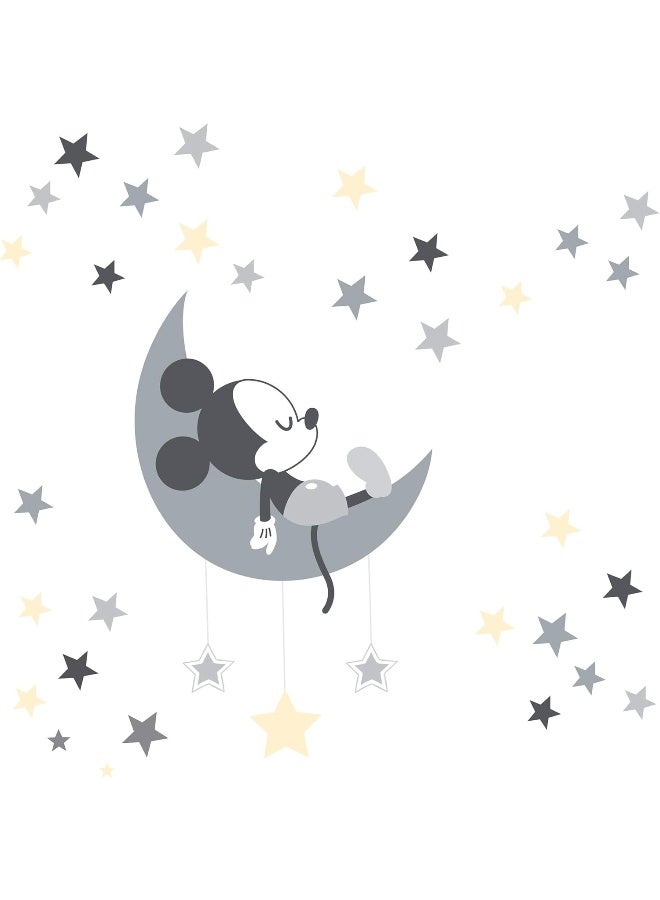 Lambs & Ivy Lambs & Ivy Mickey Mouse Wall Decals, Gray - Image 1