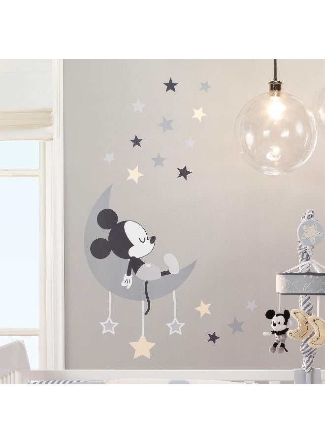 Lambs & Ivy Lambs & Ivy Mickey Mouse Wall Decals, Gray - Image 2