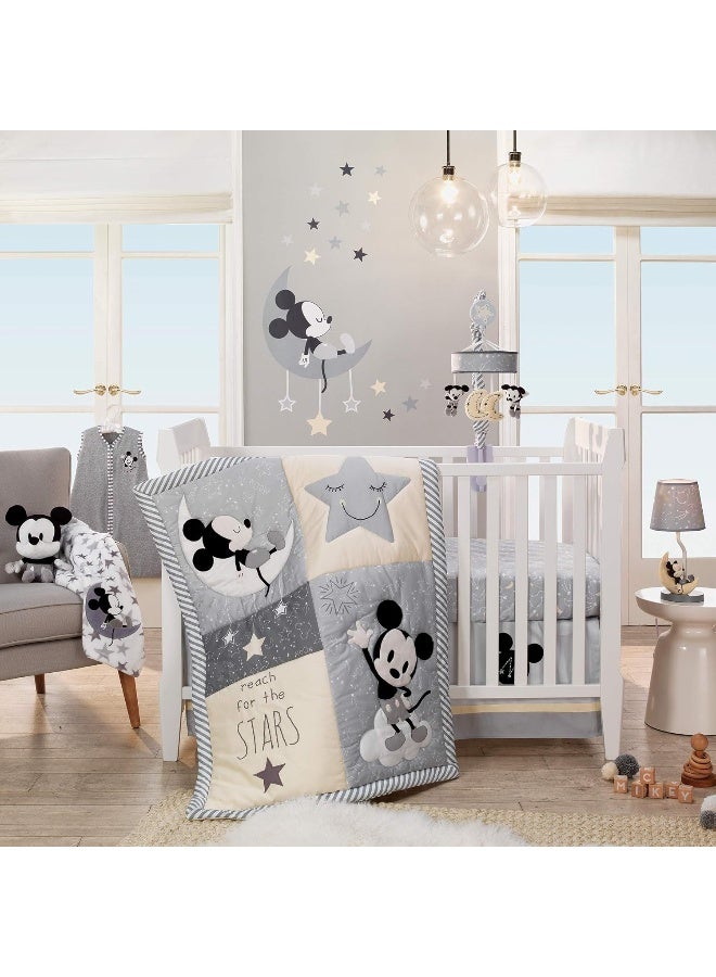 Lambs & Ivy Lambs & Ivy Mickey Mouse Wall Decals, Gray - Image 3
