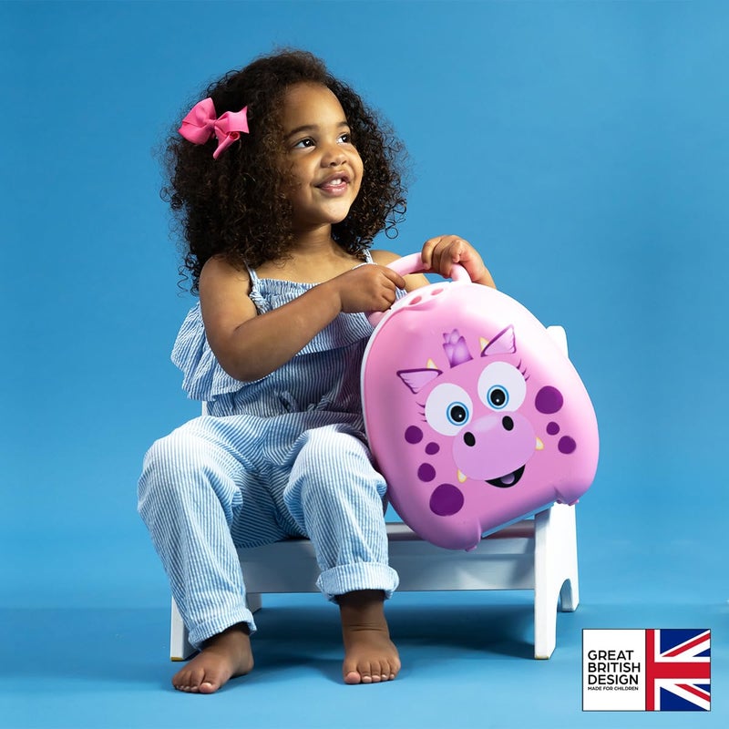 My Carry Potty - Pink Dragon Travel Potty, Award-Winning Portable Toddler Toilet Seat for Kids to Take Everywhere… - Image 2