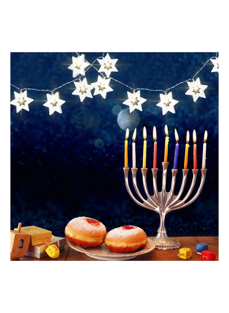 SYOSI 9.8 قدم أضواء نجوم LED، أضواء تتلألأ لديكور غرفة النوم أضواء LED بالتحكم عن بعد خيوط أضواء الحب الاحتفالية أضواء جنية لأجواء غرفة النوم في المنزل وزينة الحديقة (20 قطعة) - Image 4