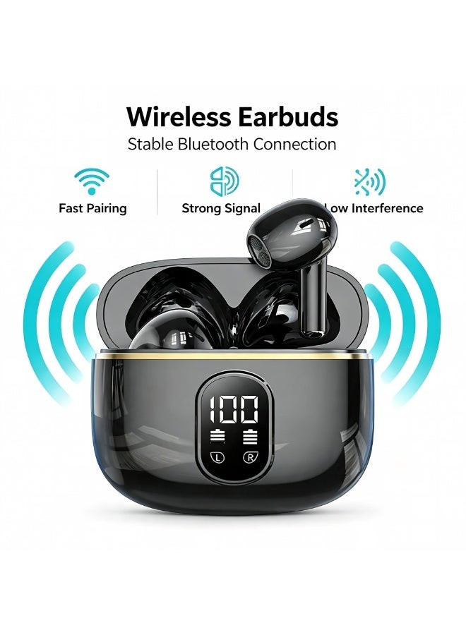 Abmkw Abmkw Wireless Bluetooth Earphones Hifi Stereo Sound Enc Headphones Power Display Earb Z9DCC2589D2F9E8B8245FZ
