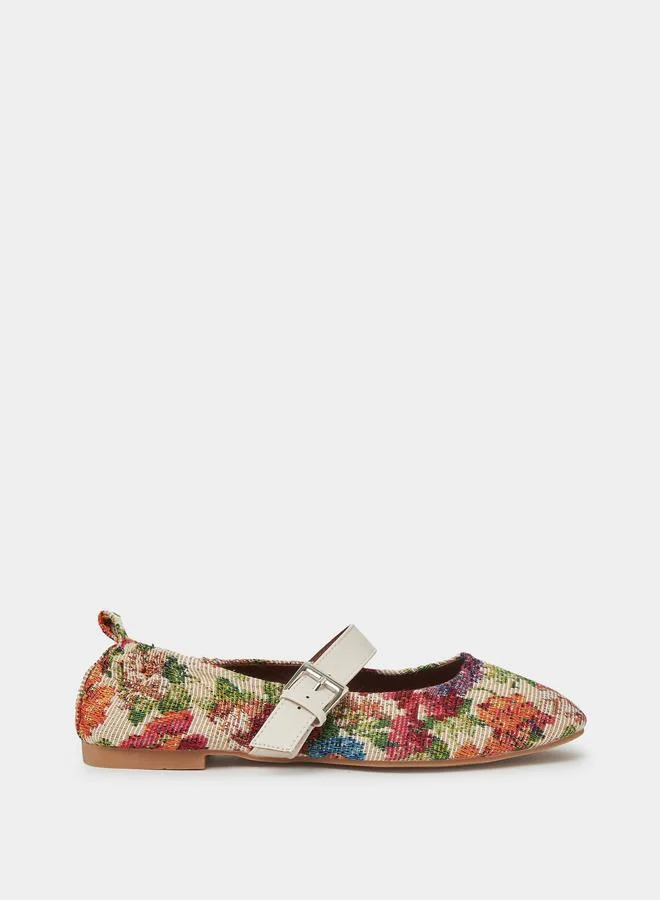 Printed Ballerina Shoes