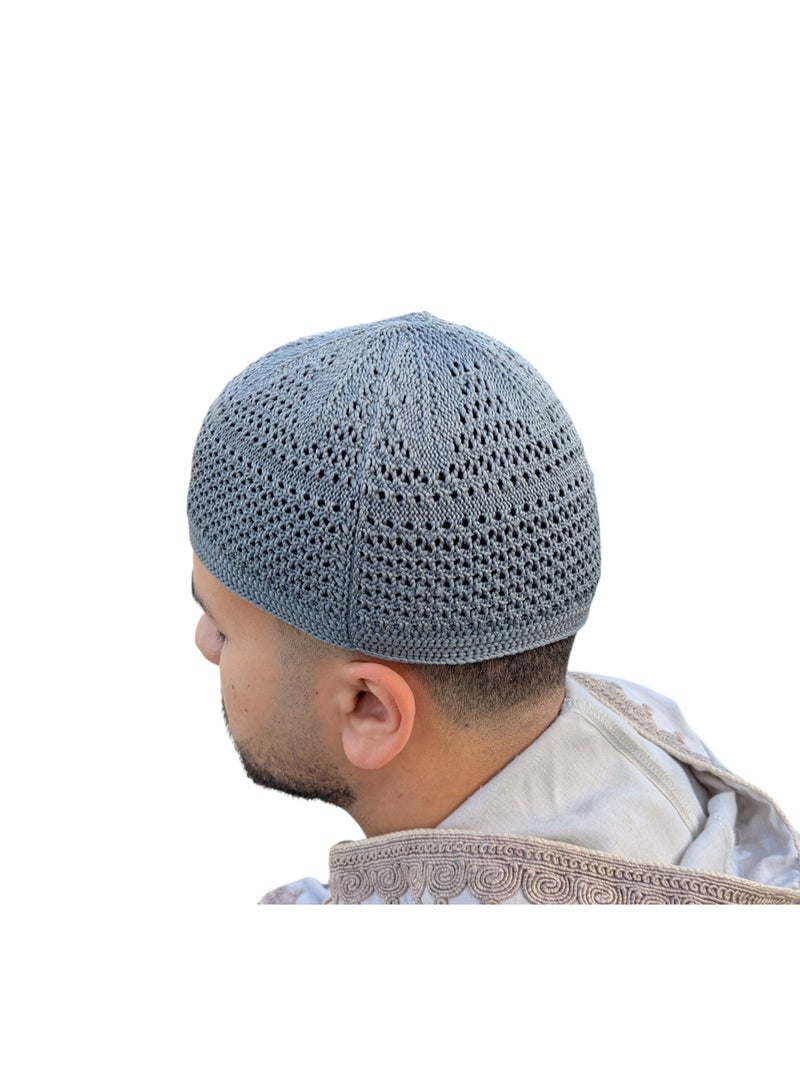 طاقية صلاة تركية من القطن – تصميم إسلامي أنيق مريح للاستخدام اليومي والعبادة - Image 5